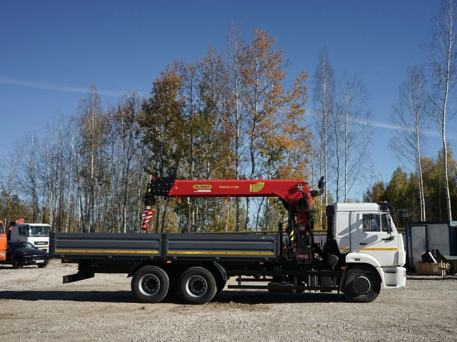 Multi-functional Hydraulic Crane Truck KMA on KAMAZ 43118 41K01N-UP