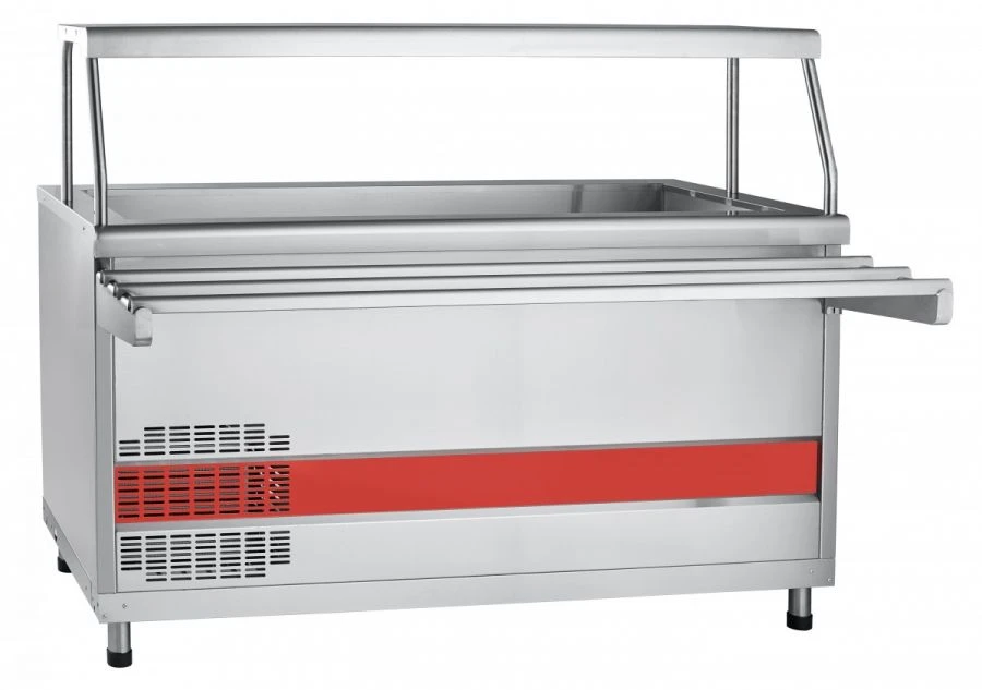High-Temperature Refrigerated Display Counter with Neutral Cabinet PVV(N)-70KM-03-NSh