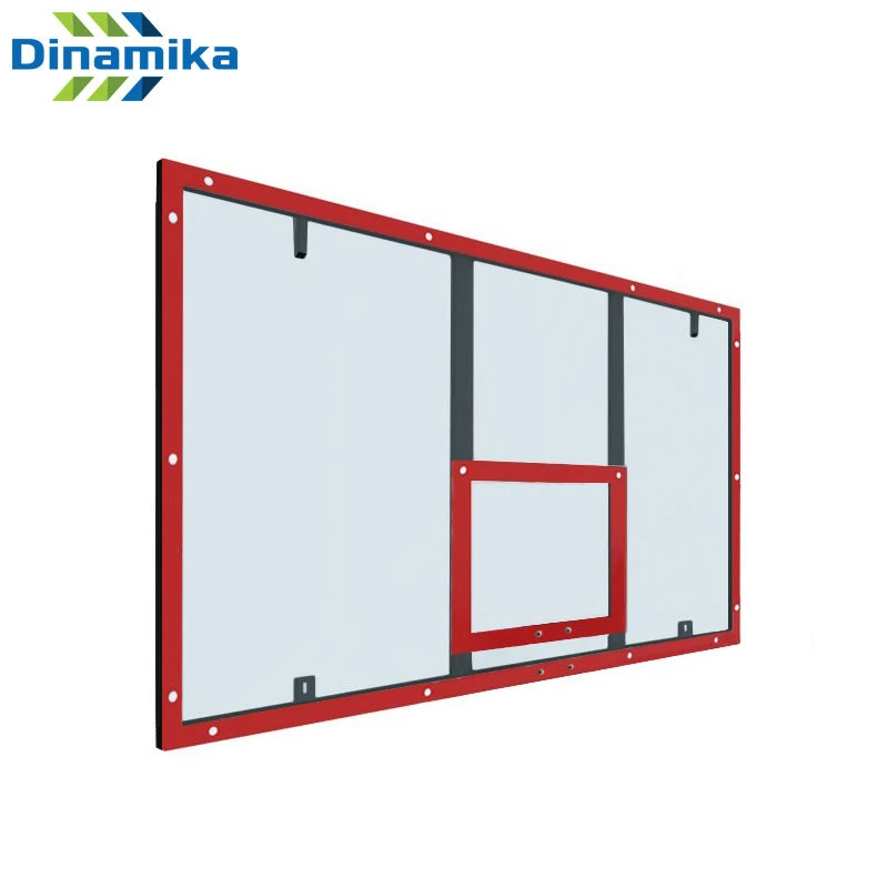 Transparent Basketball Backboard with Steel Frame