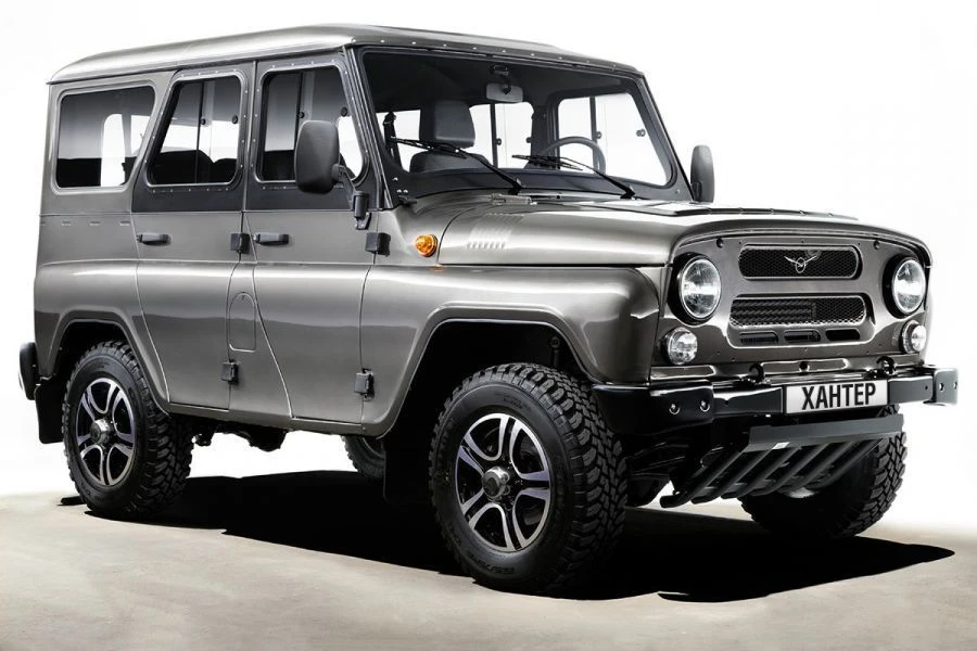 All-Terrain UAZ 2924-222 Vehicle with Removable Roof