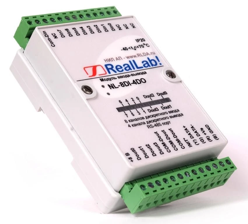 NL-8DI-4DO Discrete Input/Output Module