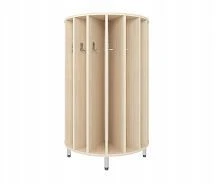 Floor-standing Towel Cabinet 5 Sections Semi-Round