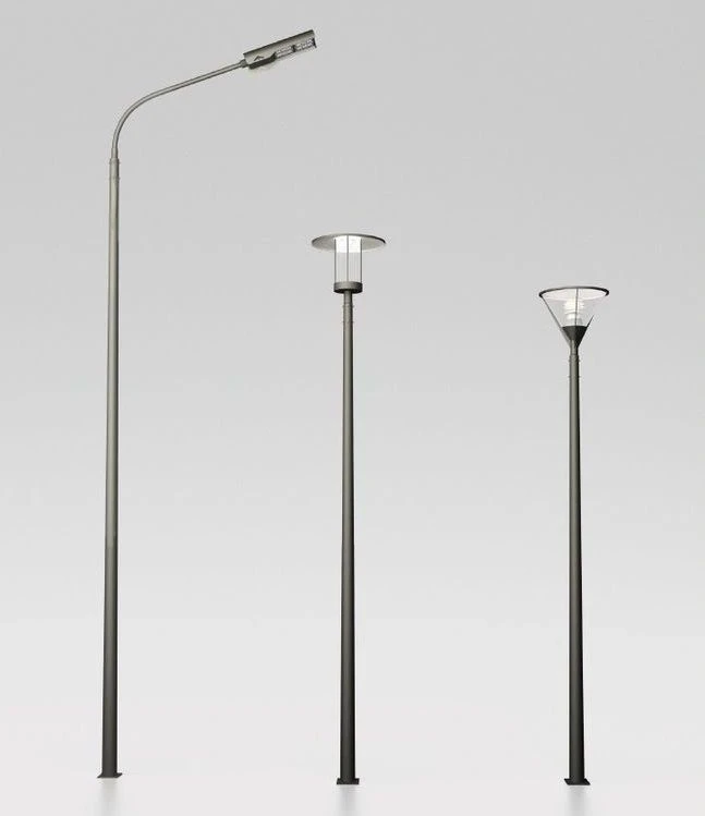 Steel Conical Lighting Pole for Street and Bridge Illumination (OKK Models)