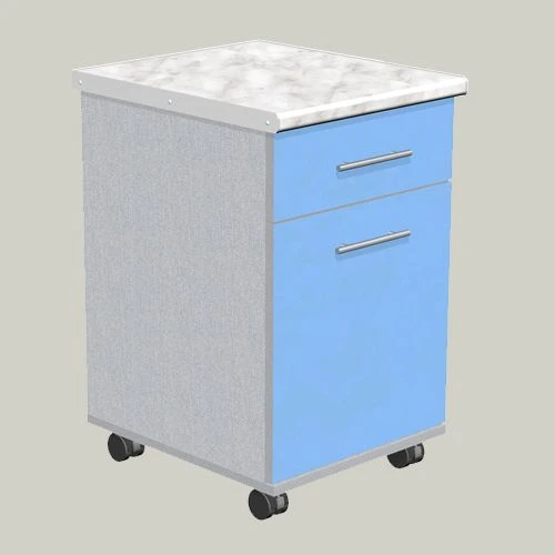 Mobile One-Door Cabinet with Drawer Model TPF-2
