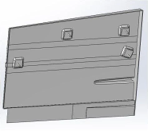 Left Masking Board S.31P-10.10.070 for Tram Carriage