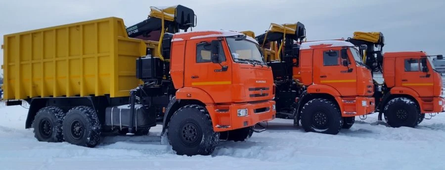 基于Kamaz 6520底盘的6377U6卡车金属运输车