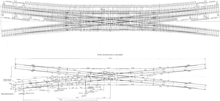 Crossing Switch for Metro Tracks R65 Type 2/9 - Efficient Track Transition
