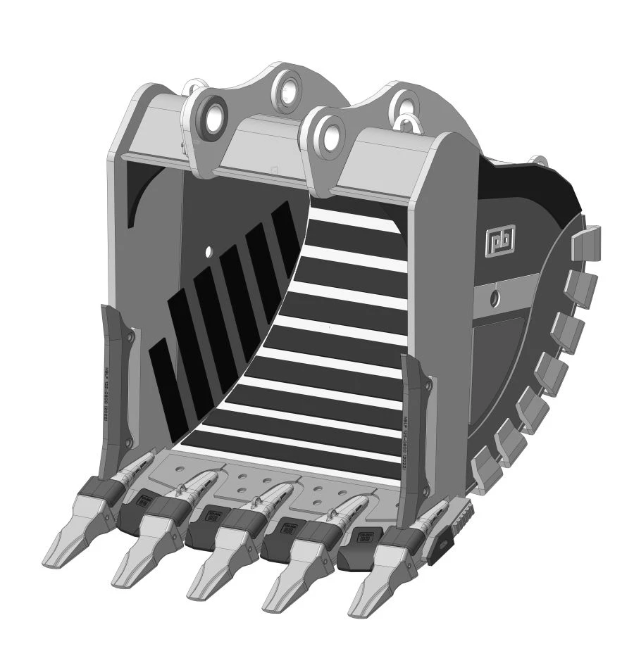 Heavy-Duty Rock Bucket RDX-113.235D-NSF