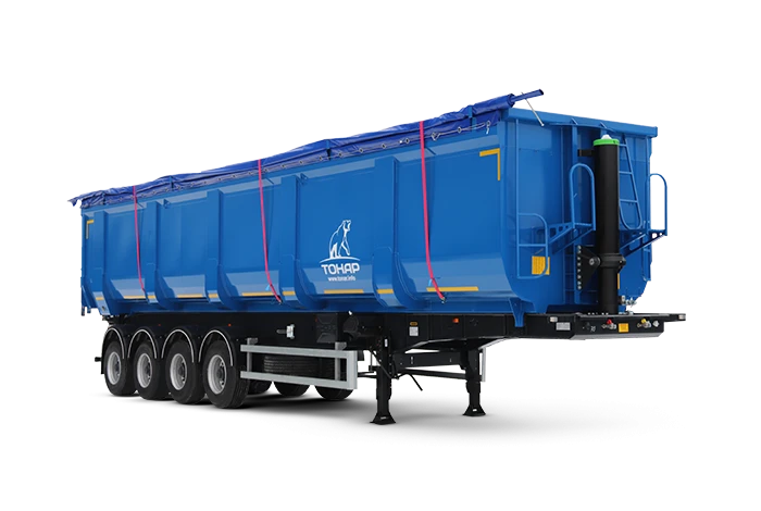 TONAR Model 952342 Dump Semi-Trailer for Bulk Cargo Transport