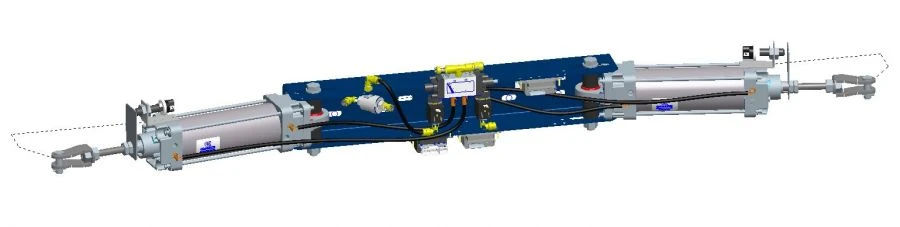 Pneumatic Door Actuator for Vehicle 40N3R63/116T1B136