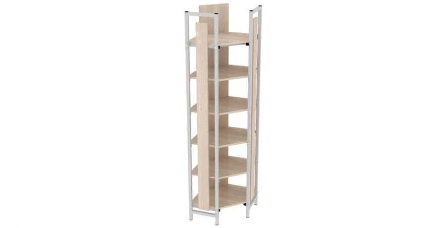 Corner Library Shelf 500x500x1910mm (WxDxH)