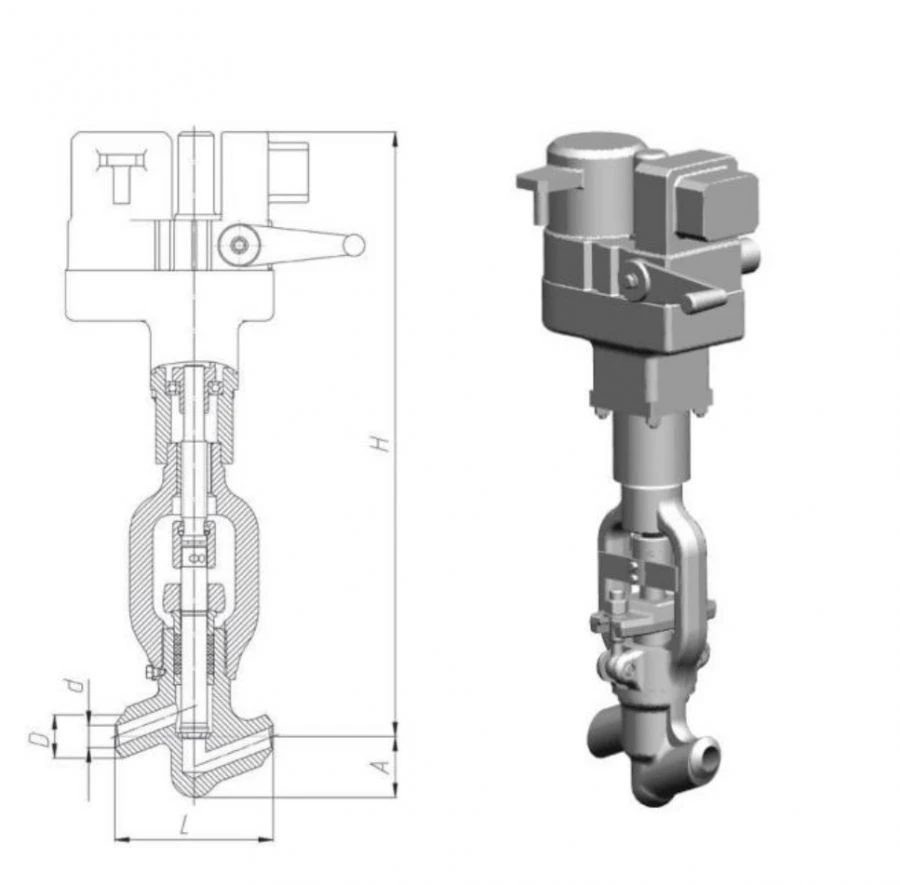 Stop Valve 1055-32-EN TU 37-022-05015348-98