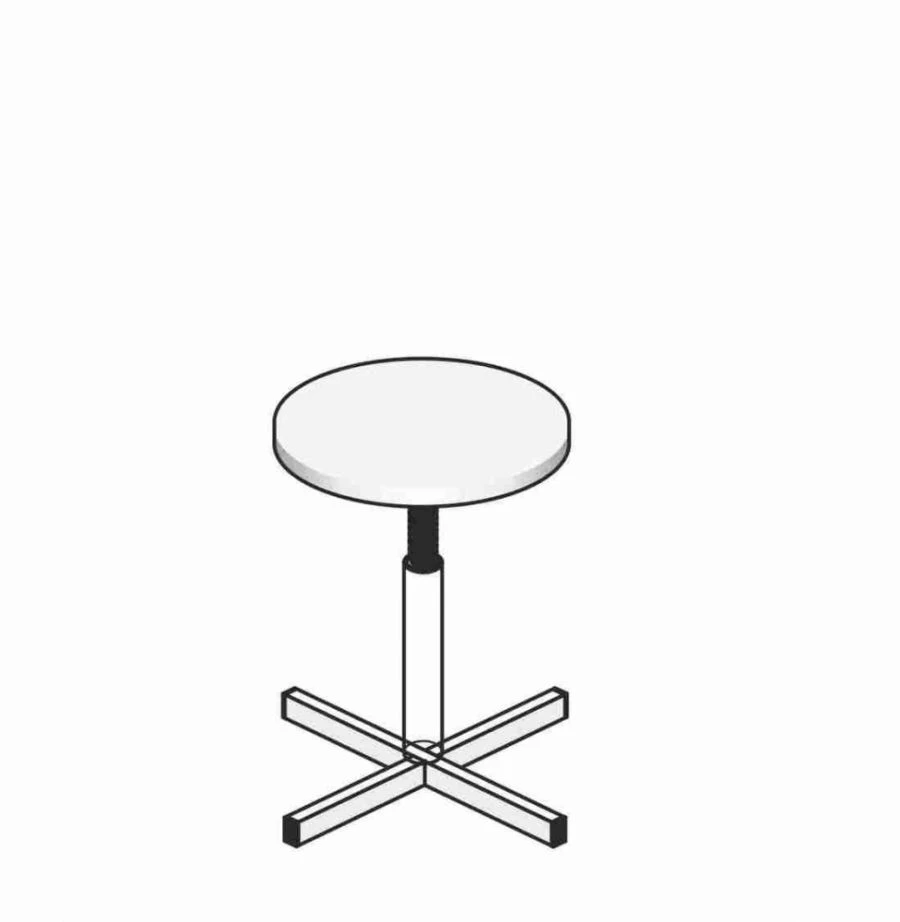 Adjustable Screw Stool - Versatile Seating Solution