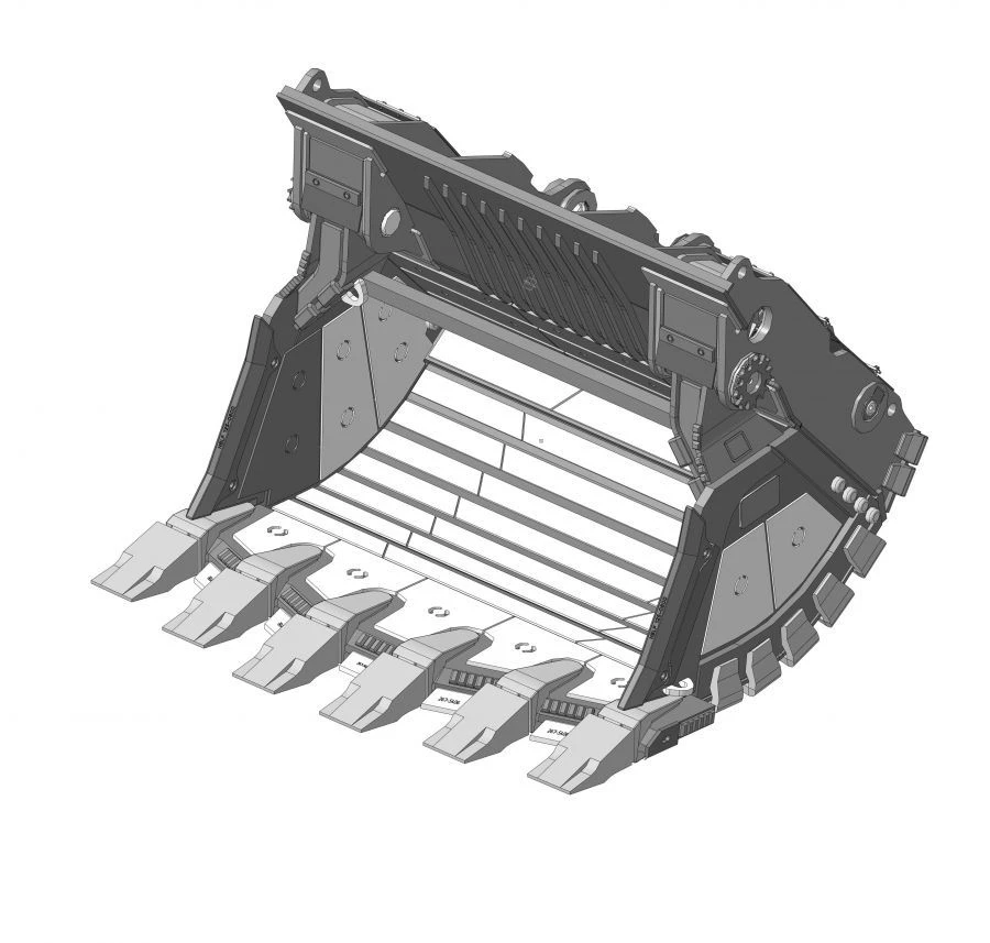Ковш с донной разгрузкой CAT-385.FS-057-T1-G-JM1-E
