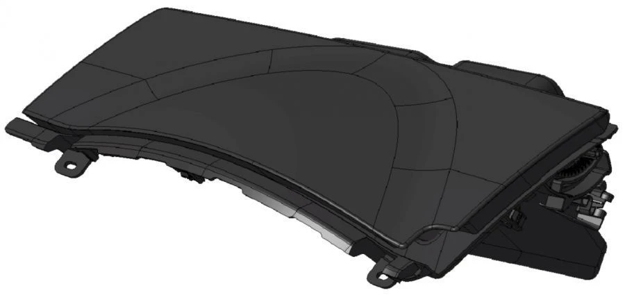 Document Storage Box for Vehicle Dashboard Assembly 1681927281