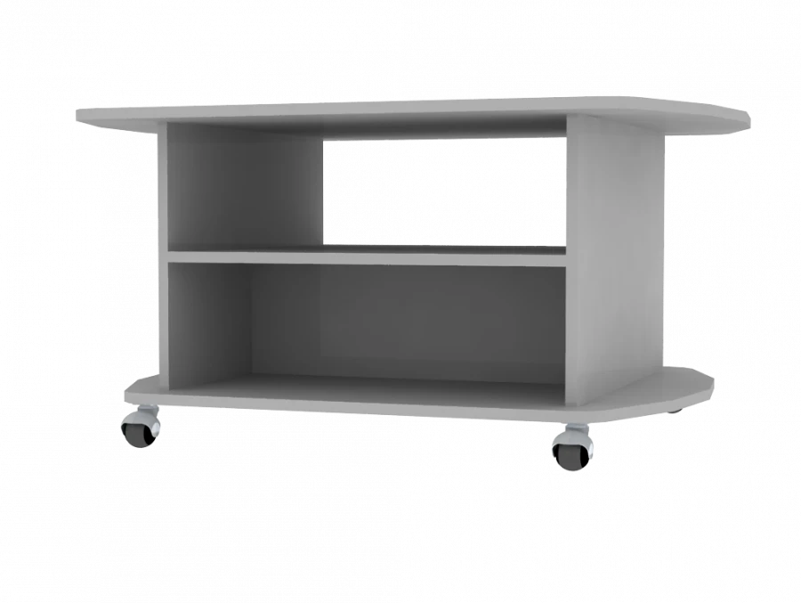 Coffee Table with Reinforced Wheels 1000x800x480mm