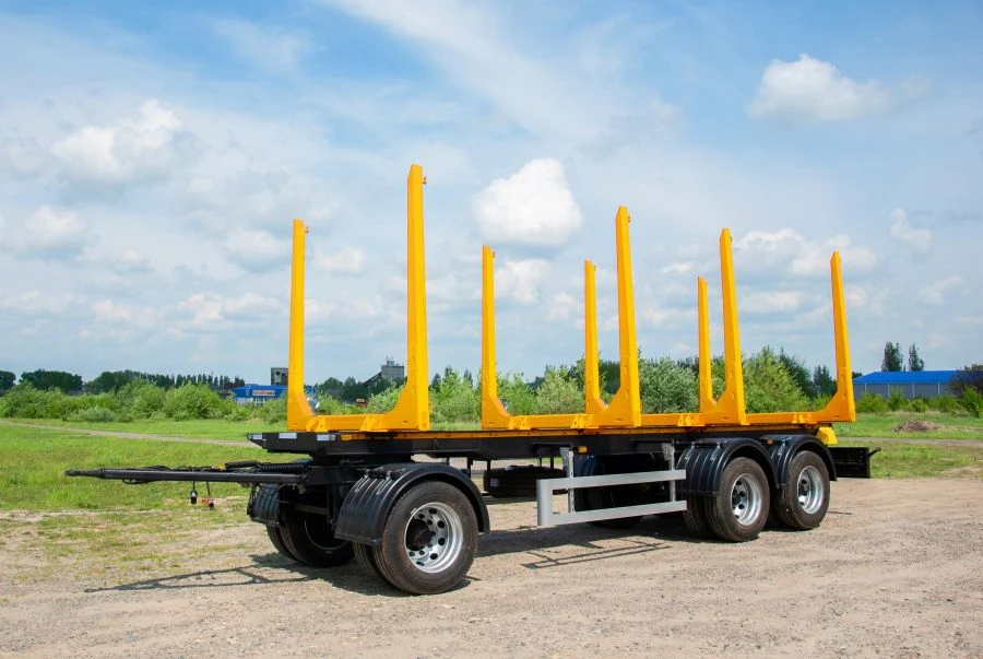 Log Transport Trailer 853353 - Metal Platform without Front Shield