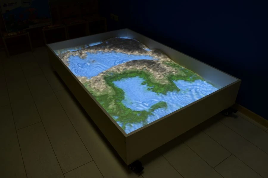 Ronplay Kids 3-in-1 Interactive Complex RsB 4 with Interactive Floor and Sandbox Functions