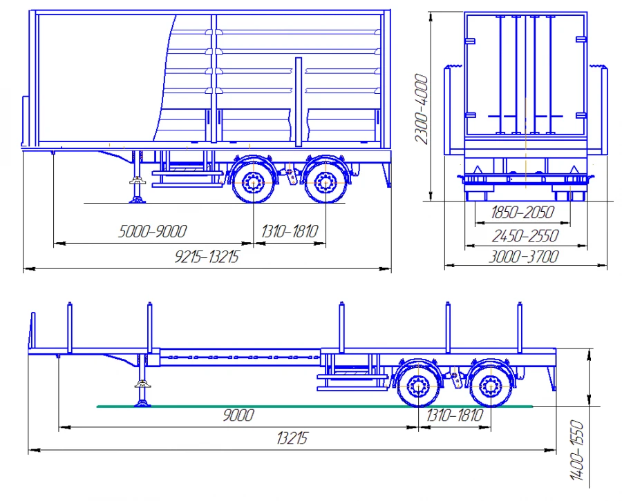 Semi-Trailer 949161 for Safe Cargo Transport