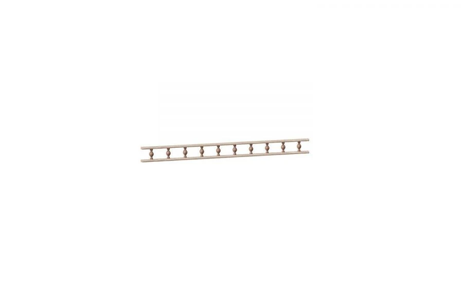 Light Sonoma Oak Balustrade Country LD 235440.000 - 1600mm