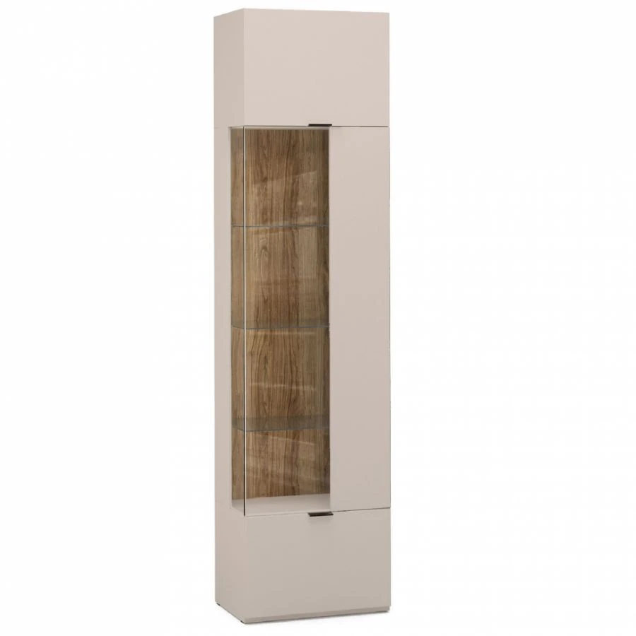 SOHO FFB-02.DS Left Showcase Cabinet 2326 Beige from Modular Furniture Set