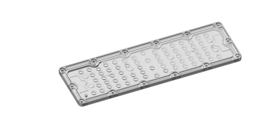 LED Lens for AMT-GN-236x70-3535-60 Lighting Fixtures