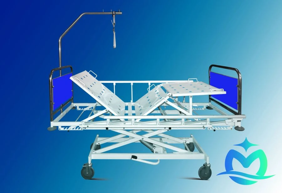 Functional Medical Bed "Oka-Medic" Three-Section with Mechanical Tilt Adjustment
