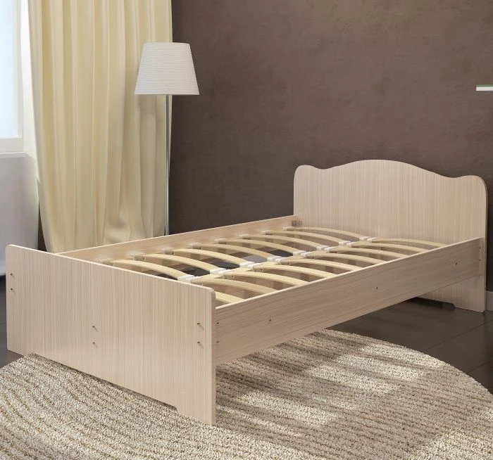 Wooden Bed for Adults - Single and Double Options