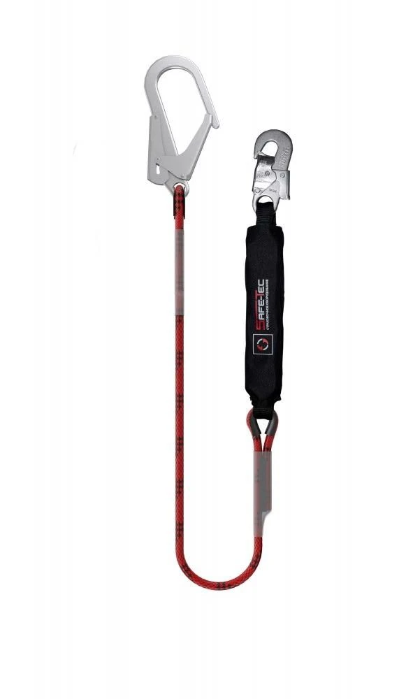 Safety Lanyard with Shock Absorber for Fall Protection - Model ABS002