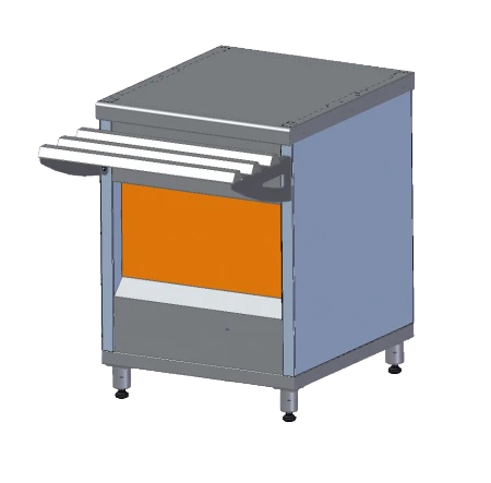 Neutral Display Counter PN6-U (630mm, Narrow)