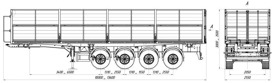 Heavy-Duty Semi-Trailer Production Model 924401