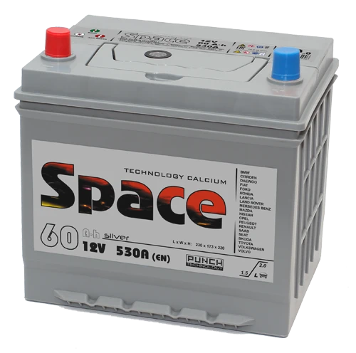 Lead-Acid Starter Battery for Internal Combustion Engines 12V Space 65D23