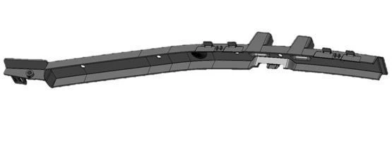 Left Grid Bracket for Vehicles M1 and N1 - 9681284281