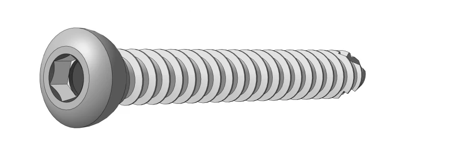Locking Screws Ø 3.5 mm, Length 20-50 mm, Step 2 mm, Article 640.0XX