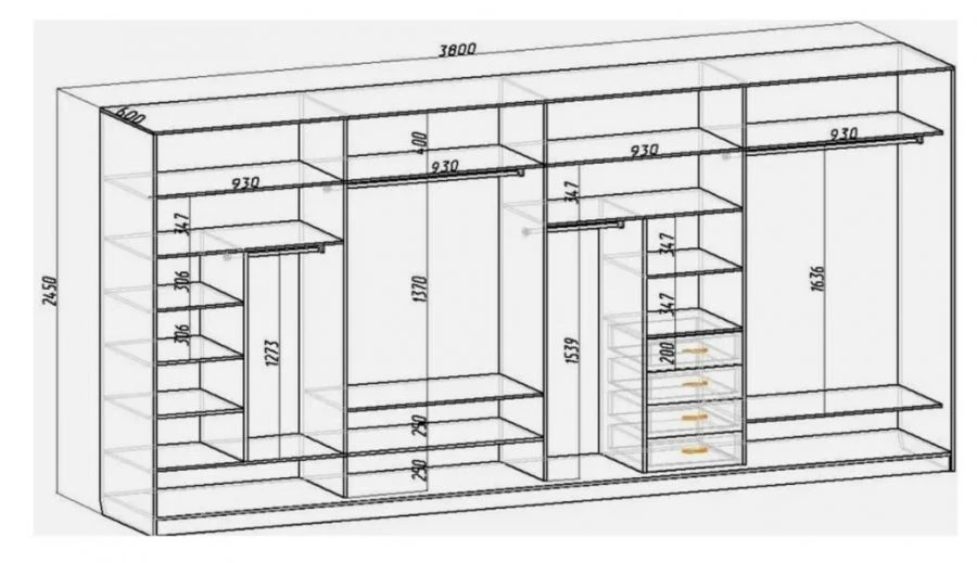 Donna OBP-5 Hallway Cabinet