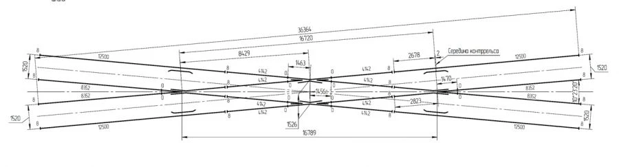 Blind Intersection Type R65 Mark 2/9 Gauge 1520 Project 1684.00.000