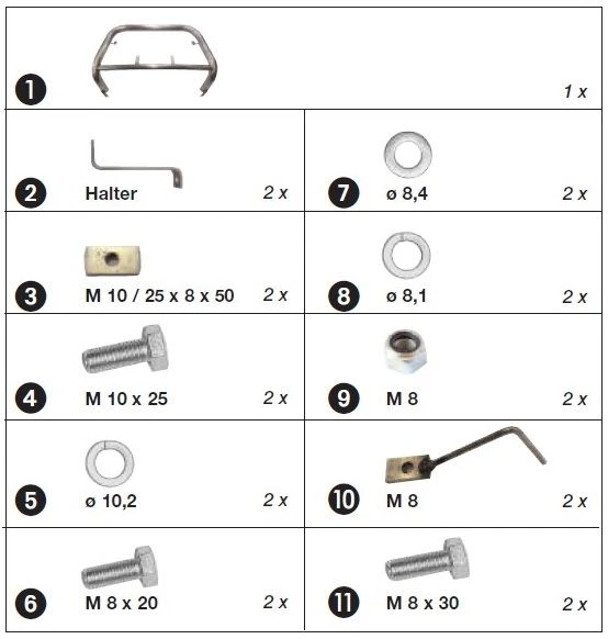 Metal Tube Bumper Protection for Iveco Daily HD14