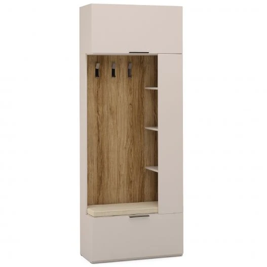 Left Hallway Section for Modular Furniture Set "SOHO" HC8-02.DS