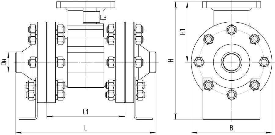 Steel Ball Valve for Pipeline Isolation AТЭК.491284.024