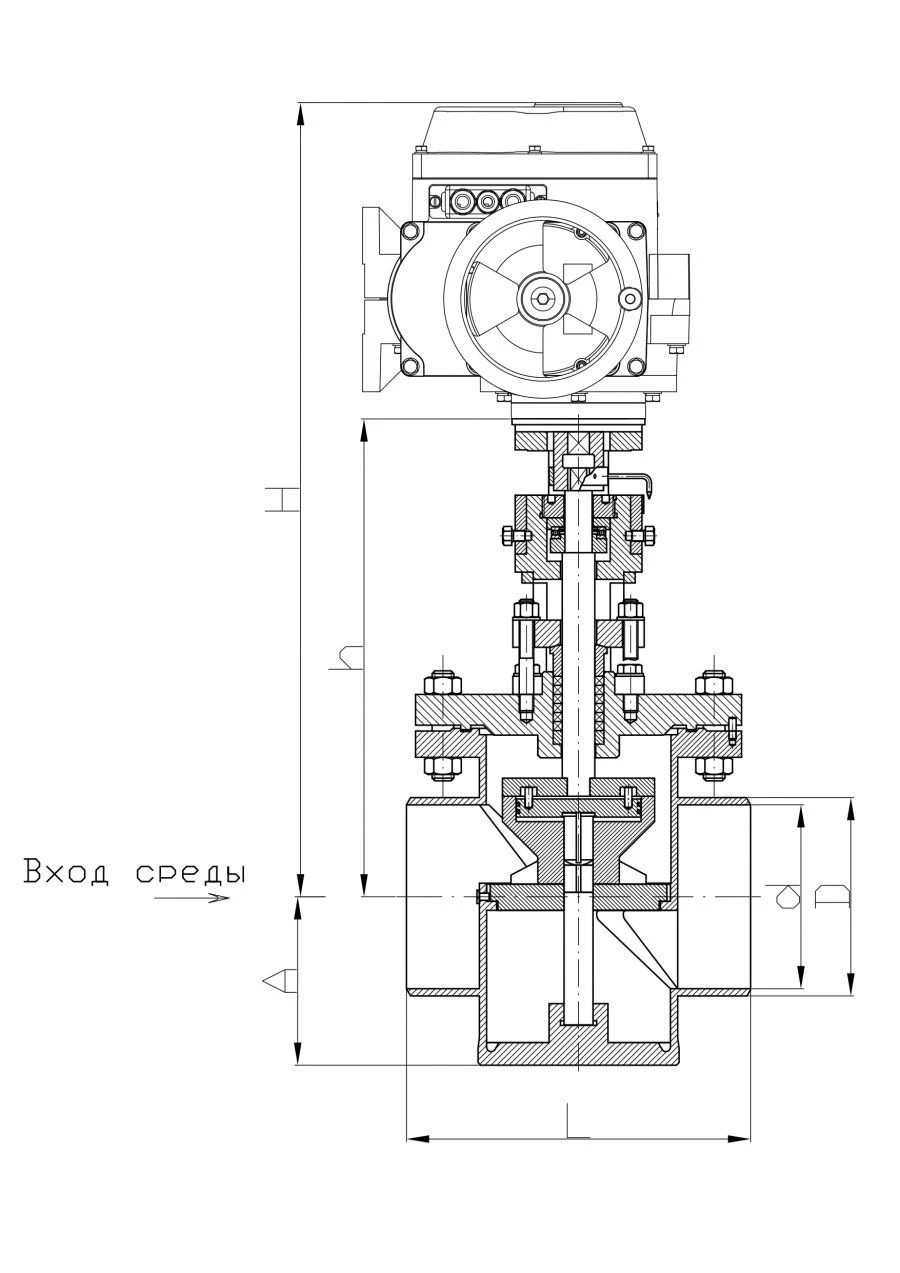 Disk Type Control Valves Series RK 109 DN 80-500 mm