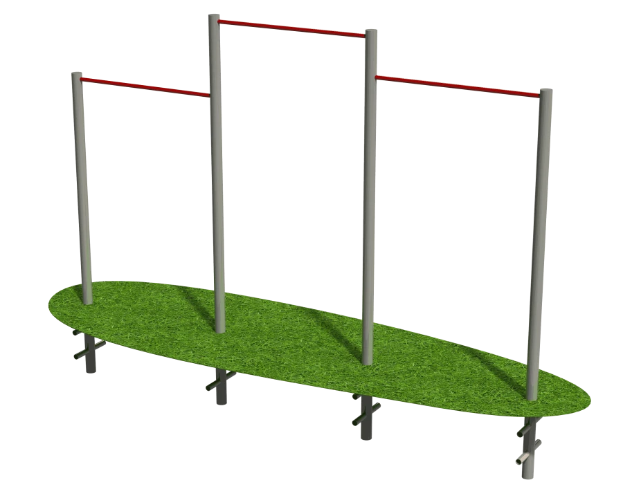 Outdoor Stationary Trainer SV-038 - Three-Level Pull-Up Bar