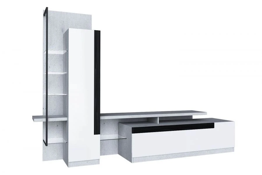 Metropolitan White TV Stand Kёльн LD.674010.000