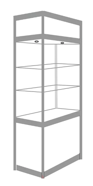 High Glass Display Case RL 07/04
