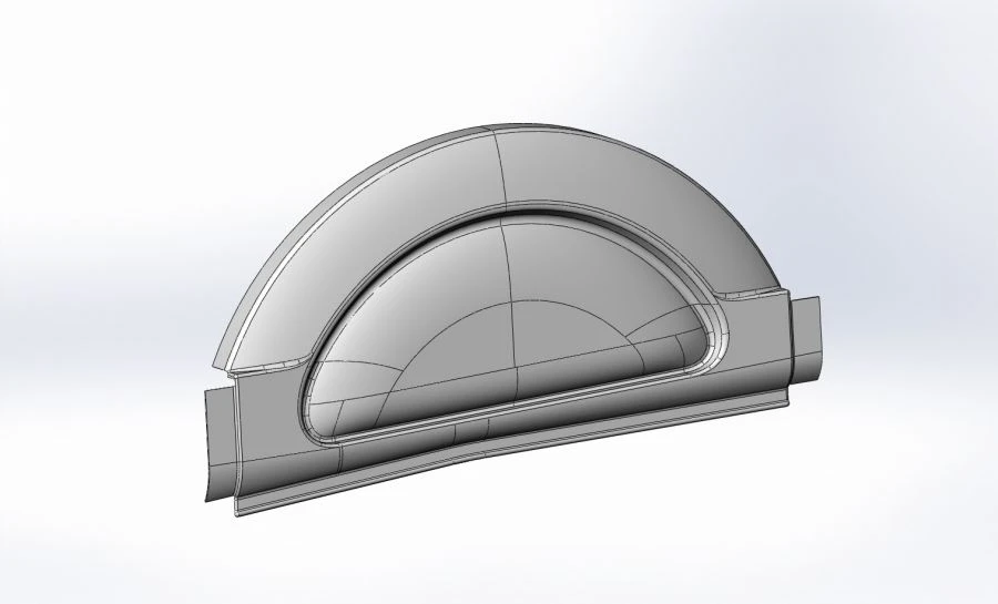 Right Second Axle Arch Cover 6299-5102051