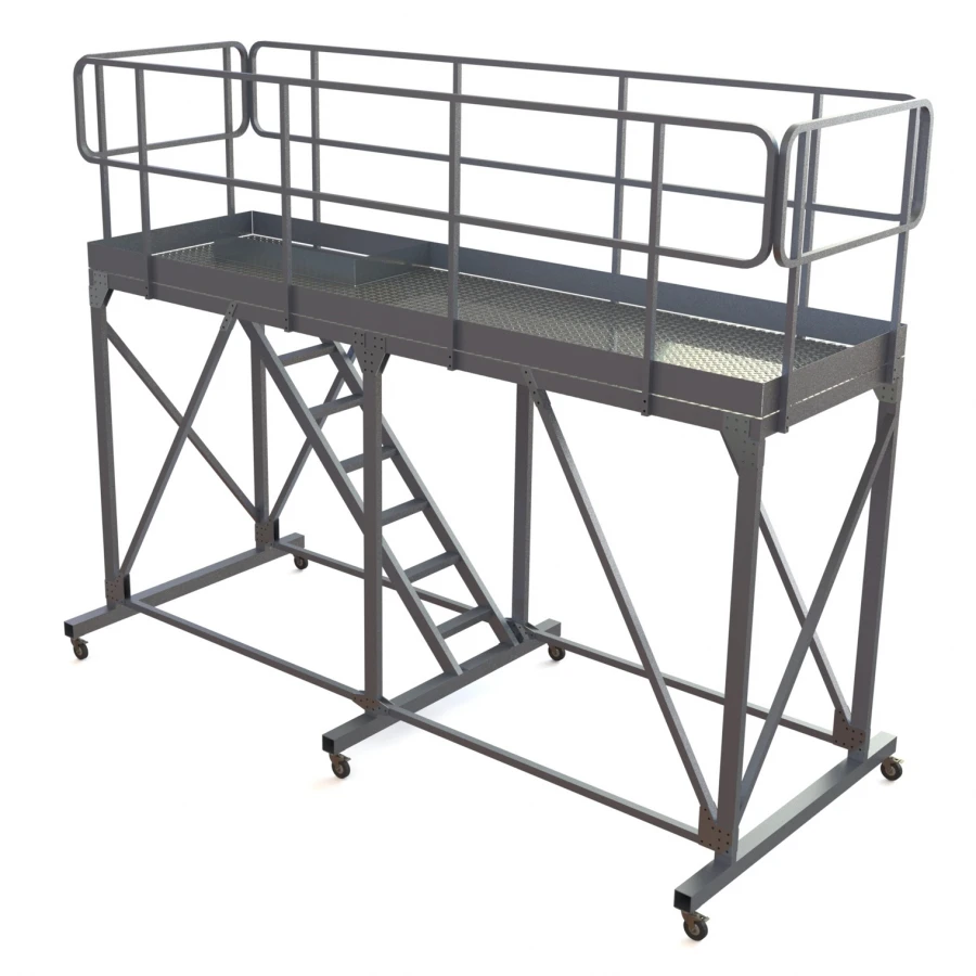Mobile Aluminum Inspection Platform LSA-2200-480