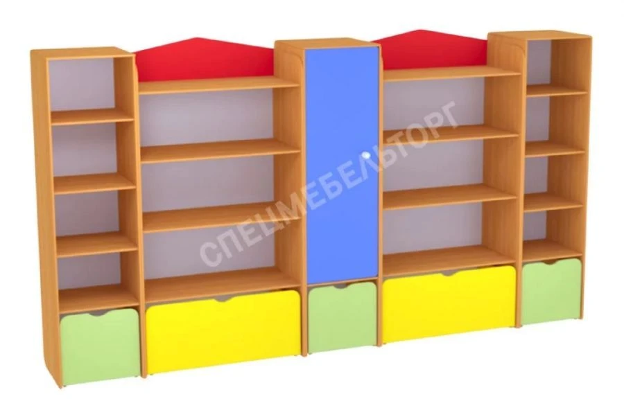 Toy Storage Wall Cabinet for Preschool
