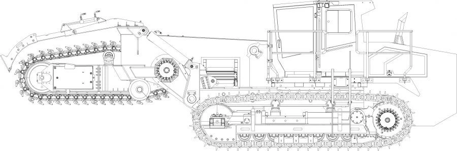DT750 Trench Digger Heavy-Duty Excavation Equipment