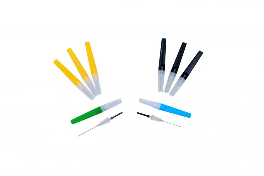 ZMT Dual-Sided Blood Collection Needle with Visual Chamber 21G x 1 ¼" (0.8 x 32 mm) - 100 pcs