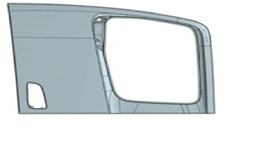 Left Door Outer Panel - Version Part A9607227009