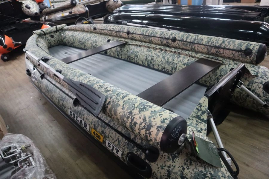 Inflatable Motorboat SOLAR-430 Super Jet Tunnel (Expedition)